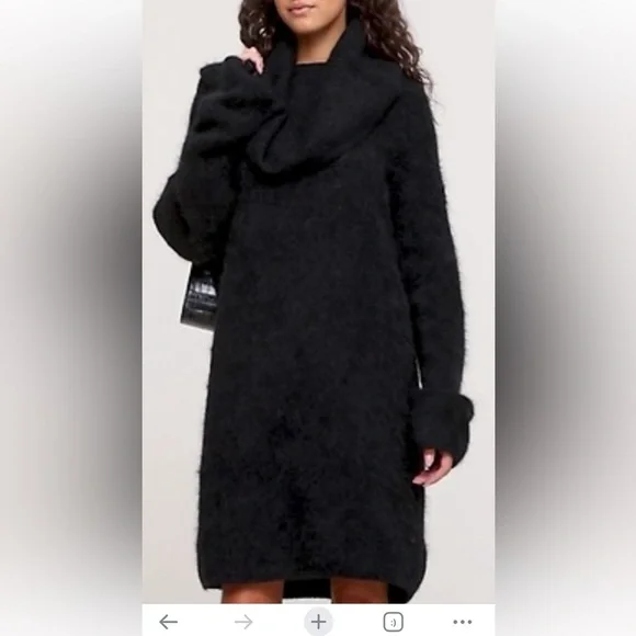 Banana Republic Black Sweater Dress - Picture 1 of 4